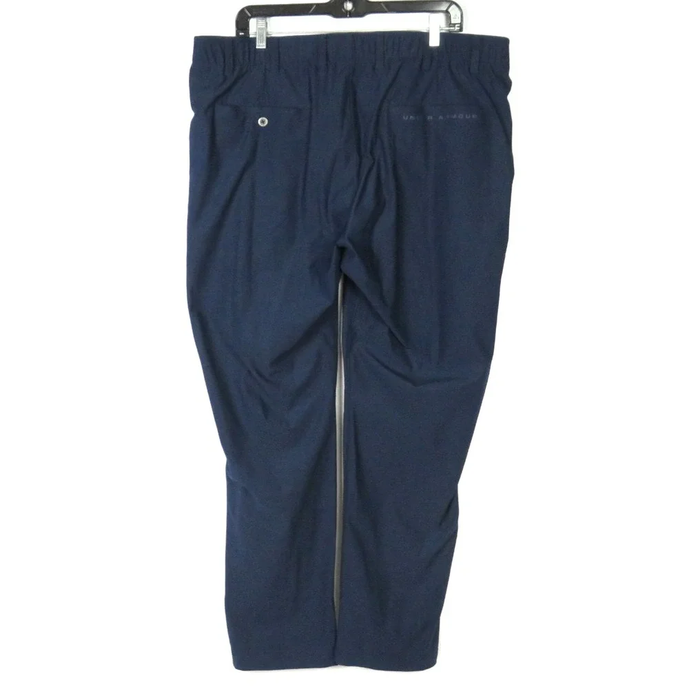 Under Armour Navy Blue 100% Polyester Performance‎ Golf Pants Men's 40 X 30